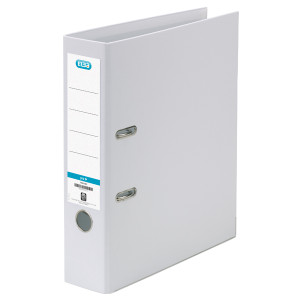BX145007 Elba 70mm Lever Arch File Plastic White A4 100080902 BX145007 Elba 70mm Lever Arch File Plastic White A4 100080902