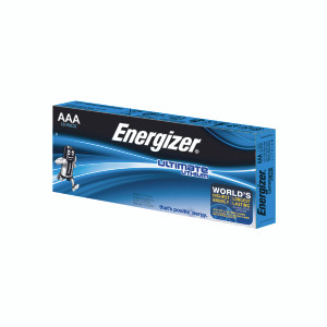 ER34353 Energizer AAA Ultimate Lithium Batteries Pack 10 634353