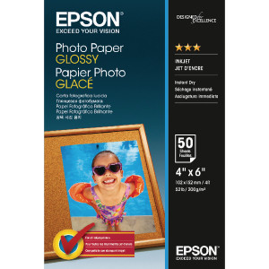 EP52949 Epson Inkjet Photo Paper 10x15cm 200gsm Glossy Pack 50 C13S042547 EP52949 Epson Inkjet Photo Paper 10x15cm 200gsm Glossy Pack 50 C13S042547