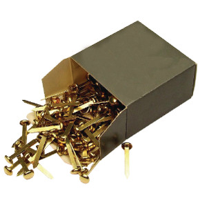 WS36670 Brass Paper Fastener 40mm Pack 200 36671 WS36670 Brass Paper Fastener 40mm Pack 200 36671