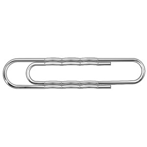 WS33291 Paperclips Giant Wavy 73mm Pack 100 32501 WS33291 Paperclips Giant Wavy 73mm Pack 100 32501
