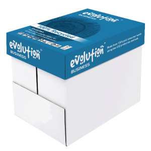 EVO00078 Evolution Business Recycled A4 Paper 80gsm White 500 Sheets EVBU2180 EVO00078 Evolution Business Recycled A4 Paper 80gsm White 500 Sheets EVBU2180