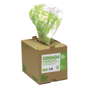 CPD00006 The Green Sack Refuse Bag in Dispenser Clear Pack 75 GR0604 CPD00006 The Green Sack Refuse Bag in Dispenser Clear Pack 75 GR0604