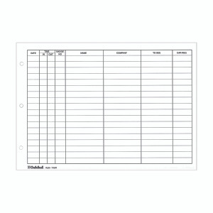 GH01952 Exacompta Guildhall Loose-Leaf Visitors Book Refill Pack 50 T40 R GH01952 Exacompta Guildhall Loose-Leaf Visitors Book Refill Pack 50 T40 R