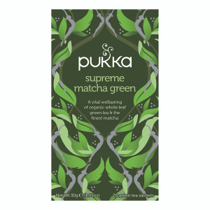 PK01200 Pukka Supreme Green Matcha Fairtrade WWF Tea Pack 20 P5056SE PK01200 Pukka Supreme Green Matcha Fairtrade WWF Tea Pack 20 P5056SE