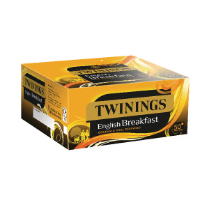 TQ85534 Twinings English Breakfast Envelope Tea Bags Pack 300 F09583 TQ85534 Twinings English Breakfast Envelope Tea Bags Pack 300 F09583