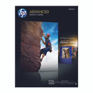 HPQ8696A HP Inkjet Advanced Photo Paper 13x18cm 250gsm Glossy Pack 25 Q8696A HPQ8696A HP Inkjet Advanced Photo Paper 13x18cm 250gsm Glossy Pack 25 Q8696A