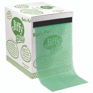 JF79371 Jiffy Recycled Bubble Box Roll 300mmx50m Green 43010 JF79371 Jiffy Recycled Bubble Box Roll 300mmx50m Green 43010