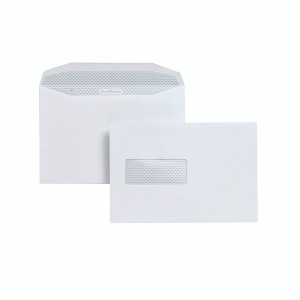 JDA29984 Postmaster Envelope 162x238mm High Window Gummed 90gsm White Pack 500 A29984 JDA29984 Postmaster Envelope 162x238mm High Window Gummed 90gsm White Pack 500 A29984