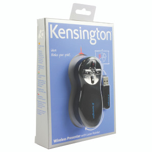 AC33374 Kensington Wireless Presenter Red Laser Black Chrome 33374EU AC33374 Kensington Wireless Presenter Red Laser Black Chrome 33374EU