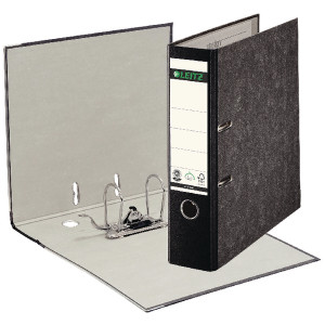 LZ108095 Leitz 180 Lever Arch File 80mm Board A4 Black Pack 10 1080-10-95 LZ108095 Leitz 180 Lever Arch File 80mm Board A4 Black Pack 10 1080-10-95