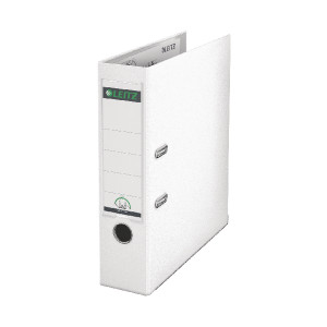 LZ101001 Leitz 180 Lever Arch File Poly 80mm A4 White Pack 10 10101001 LZ101001 Leitz 180 Lever Arch File Poly 80mm A4 White Pack 10 10101001