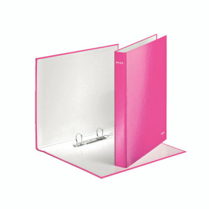 LZ32865 Leitz Wow 2 D-Ring Binder 25mm A4 Plus Pink Pack 10 42410023 LZ32865 Leitz Wow 2 D-Ring Binder 25mm A4 Plus Pink Pack 10 42410023