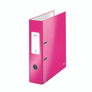 LZ32995 Leitz Wow 180 Lever Arch File 80mm A4 Pink Pack 10 10050023 LZ32995 Leitz Wow 180 Lever Arch File 80mm A4 Pink Pack 10 10050023