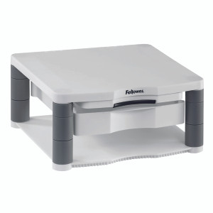 BB91713 Fellowes Premium Monitor Riser Plus Black Contains storage drawer built in copyholder 9171302 BB91713 Fellowes Premium Monitor Riser Plus Black Contains storage drawer built in copyholder 9171302