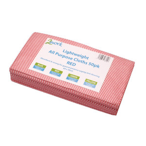 CPD30021 2Work All-Purpose Cloth 600x300mm Red Pack 50 102840RD CPD30021 2Work All-Purpose Cloth 600x300mm Red Pack 50 102840RD