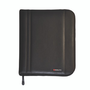 HM2754BK Monolith Leather Look Zipped Ring Binder PU A4 Black 2754 HM2754BK Monolith Leather Look Zipped Ring Binder PU A4 Black 2754