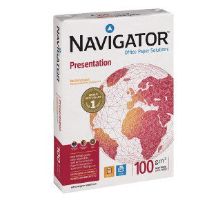 PPR02088 Navigator Presentation A4 Paper 100gsm White 500 Sheets NAVA4100 PPR02088 Navigator Presentation A4 Paper 100gsm White 500 Sheets NAVA4100