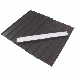 NB12074 Nobo Magnetic Name Holder 150x20mm Grey Pack 10 1901096 NB12074 Nobo Magnetic Name Holder 150x20mm Grey Pack 10 1901096