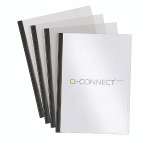 KF01926 Q-Connect Black A4 5mm Slide Binder Cover Set Pack 20 KF01926 KF01926 Q-Connect Black A4 5mm Slide Binder Cover Set Pack 20 KF01926