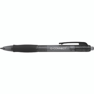 KF00267 Q-Connect Retractable Ballpoint Pen Medium Black Pack 10 KF00267 KF00267 Q-Connect Retractable Ballpoint Pen Medium Black Pack 10 KF00267