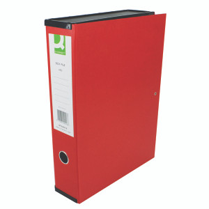 KF20016 Q-Connect 75mm Box File Foolscap Red Pack 5 31818KIN0 KF20016 Q-Connect 75mm Box File Foolscap Red Pack 5 31818KIN0