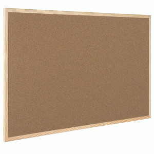KF03568 Q-Connect Lightweight Cork Noticeboard 900x1200mm KF03568 KF03568 Q-Connect Lightweight Cork Noticeboard 900x1200mm KF03568