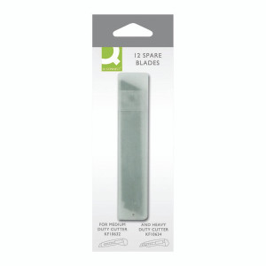 KF10636 Q-Connect Medium Heavy Duty Cutter Blades Pack 12 KF10636 KF10636 Q-Connect Medium Heavy Duty Cutter Blades Pack 12 KF10636