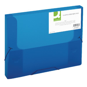 KF02307 Q-Connect Elasticated Folder 25mm A4 Blue Suitable both A4 Foolscap documents KF02307 KF02307 Q-Connect Elasticated Folder 25mm A4 Blue Suitable both A4 Foolscap documents KF02307