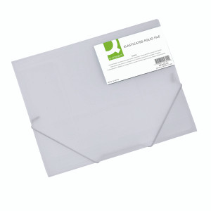 KF02315 Q-Connect Elasticated Folder 3 Flap A4 Clear KF02315 KF02315 Q-Connect Elasticated Folder 3 Flap A4 Clear KF02315
