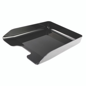 KF05555 Q-Connect Executive Letter Tray Black Suitable A4 Foolscap documents CP125KFBLK KF05555 Q-Connect Executive Letter Tray Black Suitable A4 Foolscap documents CP125KFBLK