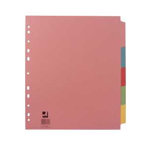 KF76981 Q-Connect 5-Part Extra Wide Subject Divider A4 KF76981 KF76981 Q-Connect 5-Part Extra Wide Subject Divider A4 KF76981