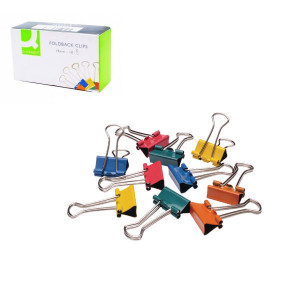 KF03651 Q-Connect Foldback Clip 19mm Assorted Pack 10 KF03651 KF03651 Q-Connect Foldback Clip 19mm Assorted Pack 10 KF03651