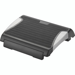 KF20076 Q-Connect Anti-Slip Foot Rest Black Silver KF20076 KF20076 Q-Connect Anti-Slip Foot Rest Black Silver KF20076