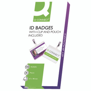 KF00302 Q-Connect Hot Laminating ID Badge With Clip Pack 25 KF00302 KF00302 Q-Connect Hot Laminating ID Badge With Clip Pack 25 KF00302