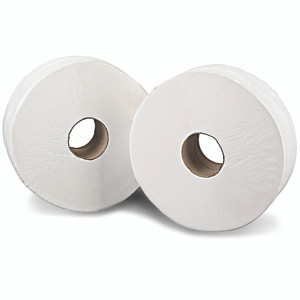 KF03811 2Work 2-Ply Mini Jumbo Toilet Roll 200 Metres Pack 12 J26200VW KF03811 2Work 2-Ply Mini Jumbo Toilet Roll 200 Metres Pack 12 J26200VW