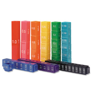 LER2509 Learning Resources Fraction Tower Cubes - Equivalency Set LER2509 Learning Resources Fraction Tower Cubes - Equivalency Set