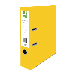 KF01470 Q-Connect Lever Arch File Paperbacked A4 Yellow Pack 10 KF01470 KF01470 Q-Connect Lever Arch File Paperbacked A4 Yellow Pack 10 KF01470