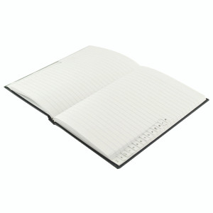 KF01064 Q-Connect Casebound Index Notebook 96 Pages A5 KF01064