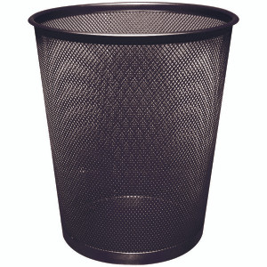 KF00871 Q-Connect Waste Basket Mesh 18 Litre Black KF00871 KF00871 Q-Connect Waste Basket Mesh 18 Litre Black KF00871