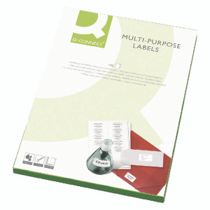 KF26054 Q-Connect Multipurpose Labels 99 1x38 1mm 14 Per Sheet White Pack 1400 KF26054 KF26054 Q-Connect Multipurpose Labels 99 1x38 1mm 14 Per Sheet White Pack 1400 KF26054
