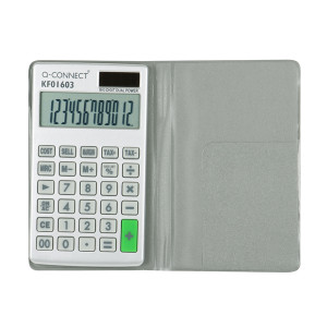 KF01603 Q-Connect Silver Large 10-Digit Pocket Calculator KF01603 KF01603 Q-Connect Silver Large 10-Digit Pocket Calculator KF01603