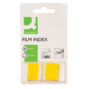 KF03634 Q-Connect Page Marker Yellow Removable adhesive easy re-positioning Pack 50 KF03634 KF03634 Q-Connect Page Marker Yellow Removable adhesive easy re-positioning Pack 50 KF03634