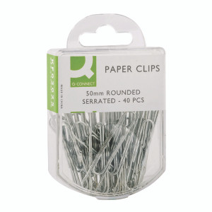 KF02025Q Q-Connect Paperclips Serrated 50mm Pack 400 KF02025Q KF02025Q Q-Connect Paperclips Serrated 50mm Pack 400 KF02025Q