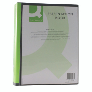 KF01269 Q-Connect Presentation Display Book 60 Pocket A4 Black KF01269 KF01269 Q-Connect Presentation Display Book 60 Pocket A4 Black KF01269