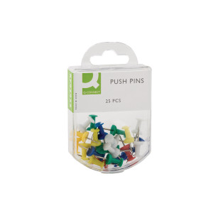 KF02029Q Q-Connect Push Pins Assorted Pack 250 KF02029Q KF02029Q Q-Connect Push Pins Assorted Pack 250 KF02029Q
