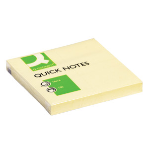 KF10502 Q-Connect Quick Notes 76 x 76mm Yellow Pack 12 KF10502 KF10502 Q-Connect Quick Notes 76 x 76mm Yellow Pack 12 KF10502