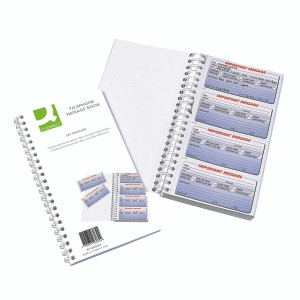KF26034 Q-Connect Duplicate Telephone Message Book 200 Messages KF26034 KF26034 Q-Connect Duplicate Telephone Message Book 200 Messages KF26034