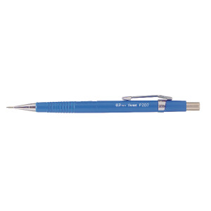 PE04025 Pentel P200 Automatic Pencil Medium 0 7mm Blue Barrel Pack 12 P207 PE04025 Pentel P200 Automatic Pencil Medium 0 7mm Blue Barrel Pack 12 P207