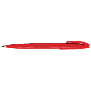 PES520R Pentel Sign Pen Fibre Tip Red S520-B PES520R Pentel Sign Pen Fibre Tip Red S520-B